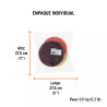 Juego de 3 esponjas para pulir de 7" hook and loop,TRUPER