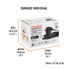 Lijadora orbital 1/4 hoja, 300W, TRUPER INDUSTRIAL
