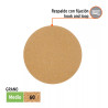 Paquete con 5 discos de lija 5" grano 60, ciegos, TRUPER