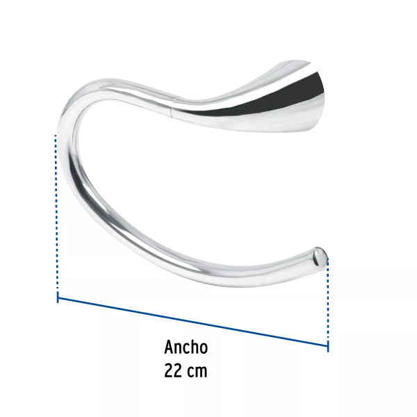 Toallero metálico de argolla, FOSET AERO