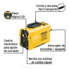 Mini soldadora inversora 130A, bivoltaje, Serie 300, PRETUL