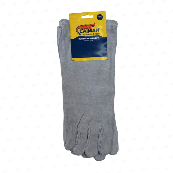 Guante de gamuzon, Manga mediana-Caiman