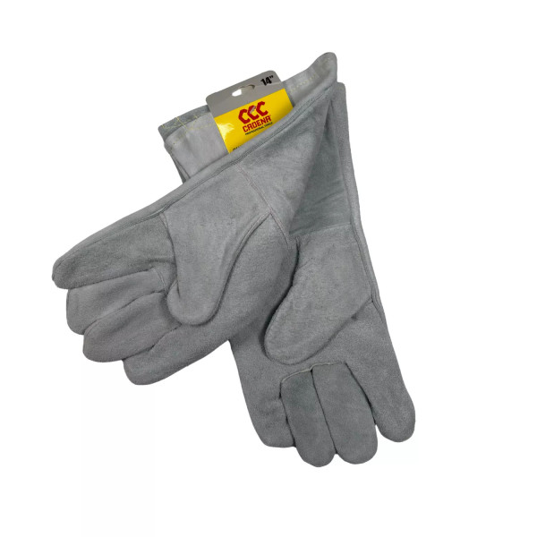 ‣ Guante para soldador Cadena 14” resistente | FERRETODO