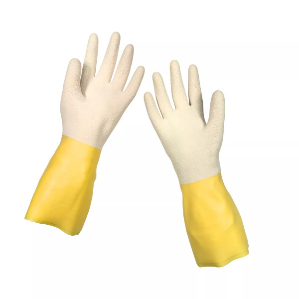 ‣ Guantes Látex Corrugado M resistentes | FERRETODO