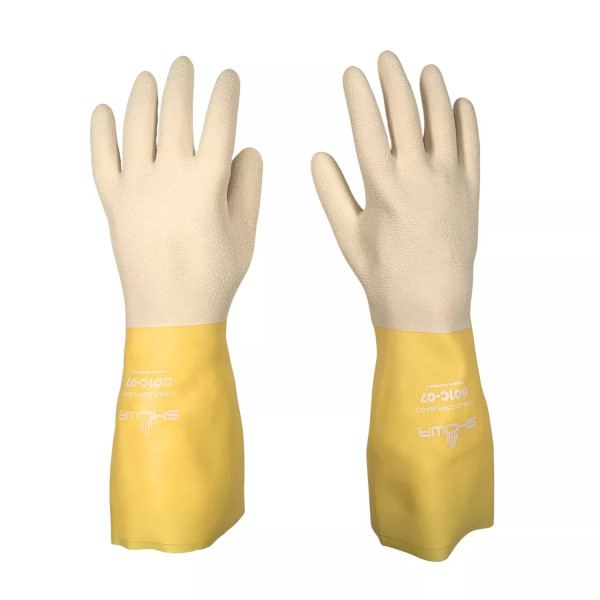 ‣ Guantes Látex Corrugado M resistentes | FERRETODO