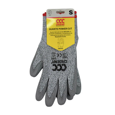 Guante de Nitrilo Power Cut Gris (Talla S)
