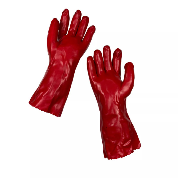 ‣ Guantes de PVC para químicos Gunther resistentes | FERRETODO