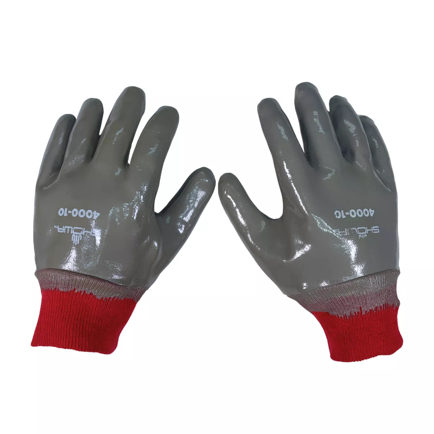 Guantes de nitrilo SHOWA 4000-08 Gris (Talla XL)