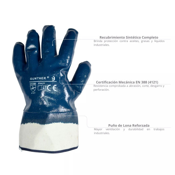‣ Guantes GUNTHER XL resistentes | FERRETODO
