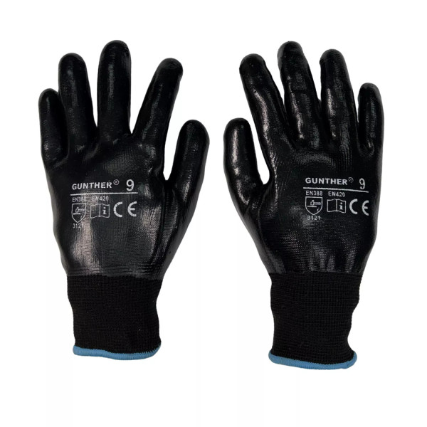 ‣ Guantes nitrilo GUNTHER XL resistentes | FERRETODO