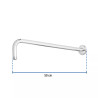 ‣ Brazo y chapetón para regadera 50 cm RIVIERA | Foset