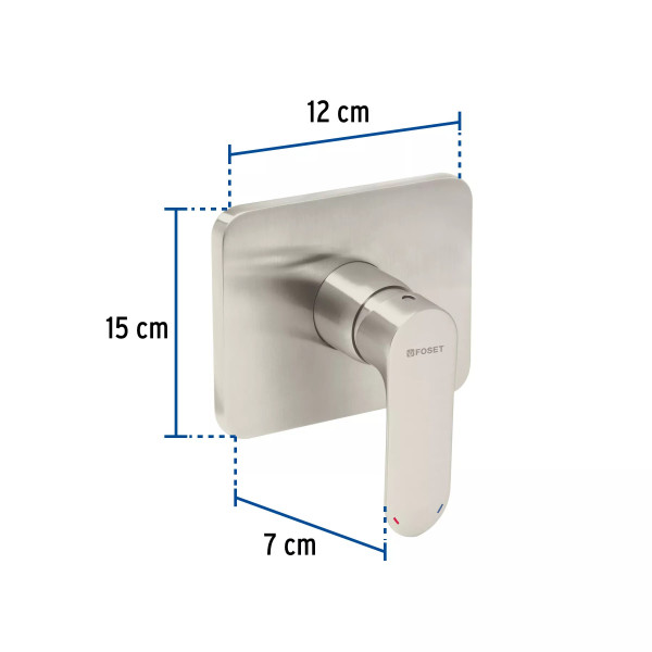 ‣ Monomando regadera satín RIVIERA | Foset