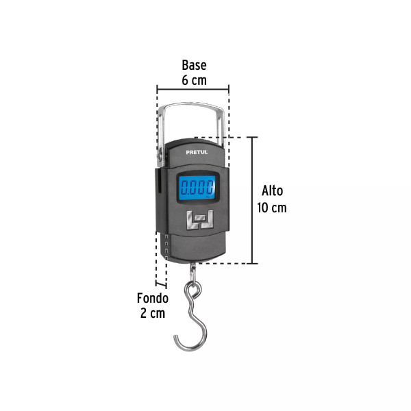 Báscula Digital Colgante, 50 Kg | Básculas, Pesas y Similares