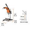 ‣ Soporte vertical para taladro 3/8"-1/2" | Truper
