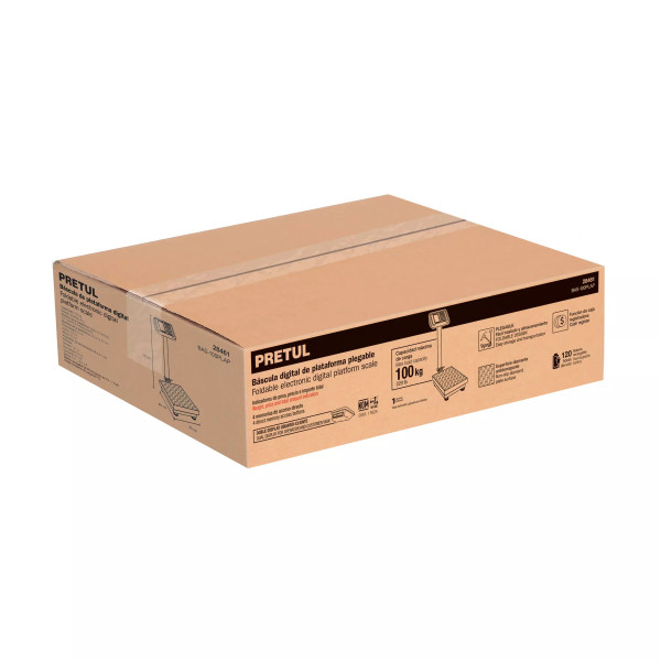 Báscula Electrónica De Plataforma Plegable, 100 Kg | Básculas, Pesas y Similares
