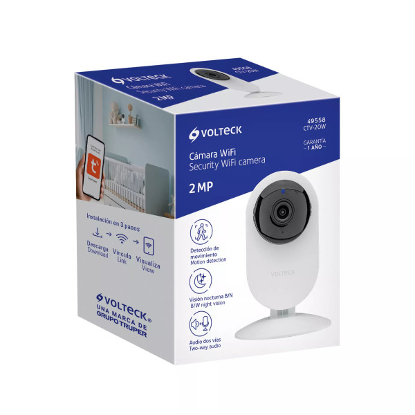 ‣ Cámara WiFi Fija 2MP... | Volteck