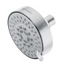 Regadera cromo 4"con 5 funciones, sin brazo, FOSET ELEMENT