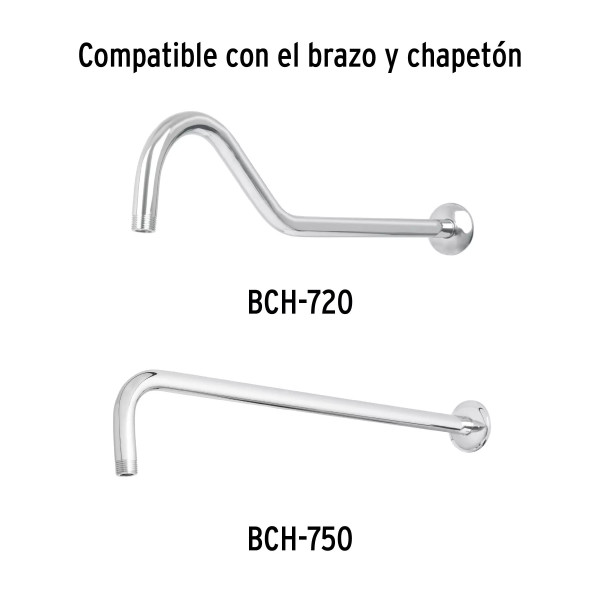 brazo, cromo, FOSET RIVIERA