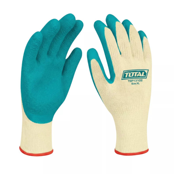 ‣ Guantes de látex TOTAL XL resistentes | FERRETODO
