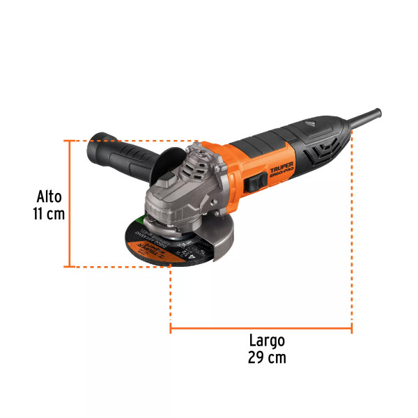 Pulidora Esmeriladora Angular 4-1/2' 1100 W, Ergo Pro | Pulidoras / Esmeriles
