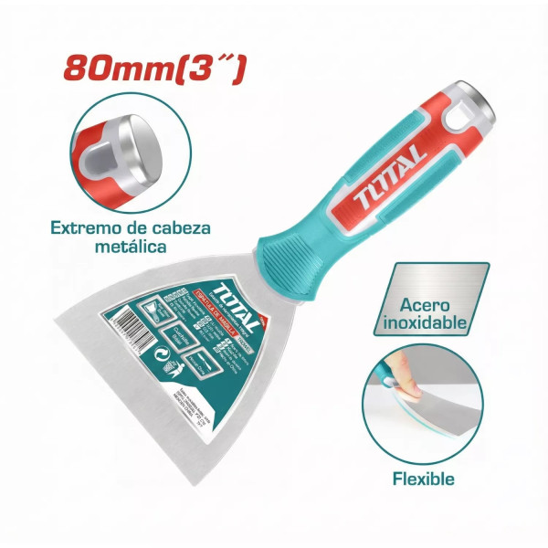 ‣ Espátula Mango Plástico 3"... Ideal para Cocinar | Total