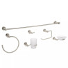 Juego de 6 accesorios para baño acabado satín, FOSET ELEMENT