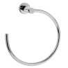 Toallero metálico de argolla acabado cromo, FOSET ELEMENT