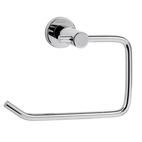 Portarrollo metálico acabado cromo, FOSET ELEMENT