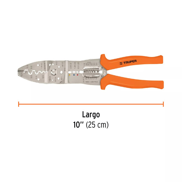 Pinza 10' Pela Cables 20 A 10 Awg, Truper | Alicates, Tenazas y Similares