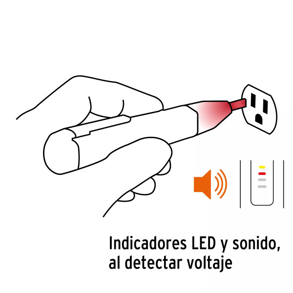 Probador De Voltaje Sin Contacto De Doble Rango | Ferreterias Ferretodo Guatemala