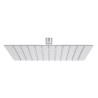 ‣ Regadera plato cuadrado 10" cromo FOSET RIVIERA | Foset