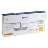 ‣ Regadera cuadrada 10" con brazo, cromo | Foset