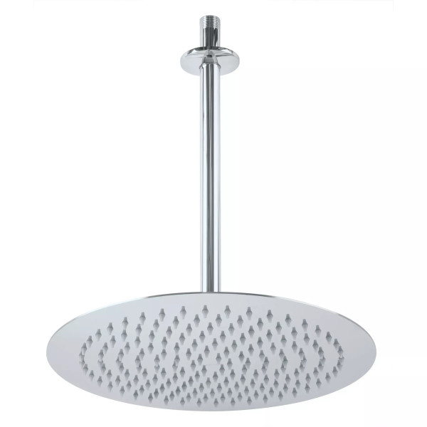 ‣ Regadera plato redondo 12" cromo FOSET RIVIERA | Foset