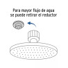 ‣ Regadera plato redondo 12" cromo FOSET RIVIERA | Foset