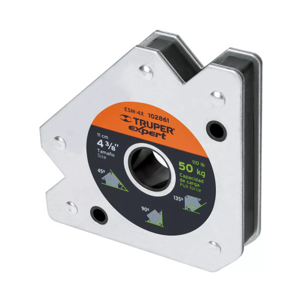Escuadra Magnética 4" Para Soldar, Capacidad 50 Kg" | Reglas, Escuadras y Similares