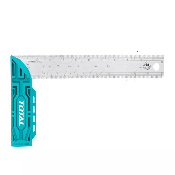 ‣ Escuadra Angular TOTAL 12” Acero Inoxidable | FERRETODO