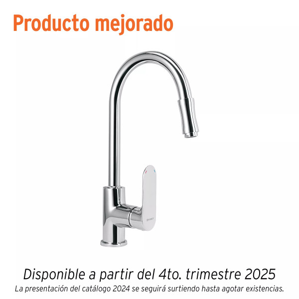 ‣ Monomando retráctil fregadero cromo... | Foset