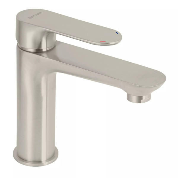 Monomando corto para lavabo, satín, FOSET RIVIERA
