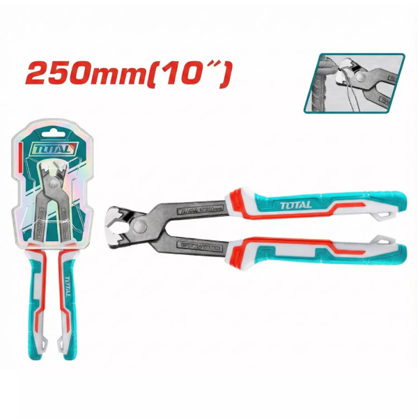 ‣ Tenaza de Armador TOTAL 10” Resistente | FERRETODO