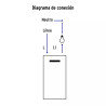 ‣ Placa armada negra Lisboa 1 interruptor... | Volteck