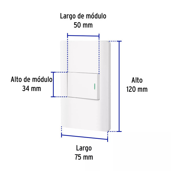 ‣ Placa armada 3 vías Lisboa... | Volteck