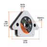 Escuadra Magnética 3" Para Soldar, Capacidad 25 Kg" | Reglas, Escuadras y Similares