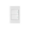 ‣ Placa armada 2 interruptores Lisboa... | Volteck