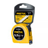 Flexómetro Amarillo 5.5 M Cinta 25 Mm, En Tarjeta, Pretul | Flexómetros / Cintas Metricas Ferreterias Ferretodo