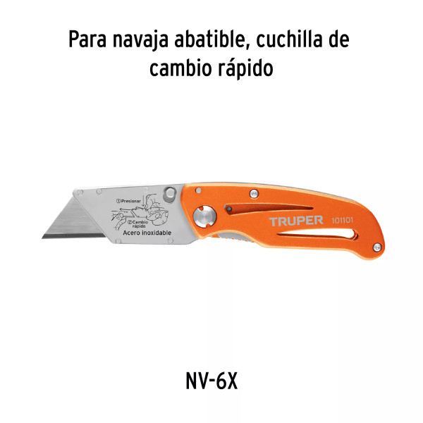 Dispensador con 5 cuchillas para NV-7 y NM-7, Truper