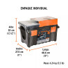 Rotomartillo 1/2' 650 W, Caja Para Herramienta Y Organizador