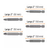 Estuche Con 5 Puntas Pozidriv Combinadas Largo 2', Expert | Brocas, puntas y similares Ferreterias Ferretodo
