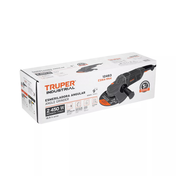 Pulidora Esmeriladora Angular 9' 2450 W | Pulidoras / Esmeriles