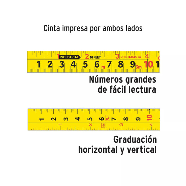 Flexómetro Auto-Lock Contra Impactos 5.5 M Cinta 25 Mm | Flexómetros / Cintas Metricas Ferreterias Ferretodo