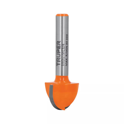 ‣ Broca para router, media caña 3/4" | Truper